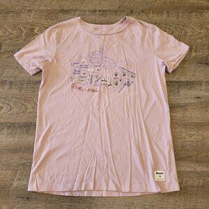 ROOTS | Canada Provinces Map T-Shirt Graphic Tee | Sz. XS